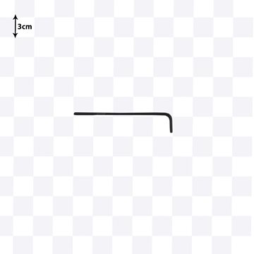 خرید آچار آلن تکی بلند مشکی سایز 4