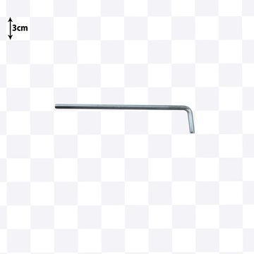 فروش آچار آلن تکی بلند گالوانیزه سایز 6