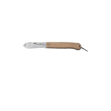چاقو تاشو کرندی سایز 3 دسته چوب راش فولاد آلمان حیدری