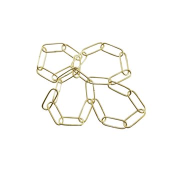 زنجیر لوستر طلایی غیر جوشی سایز 4