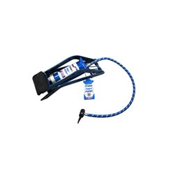 تصویر مرتبط با محصول تلمبه باد پایی (تک کپسول-تک پمپ) پدال بزرگ آبی رنگ میکا