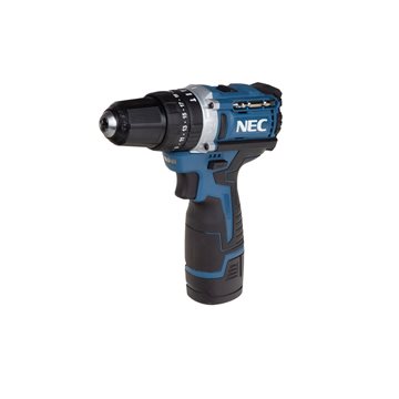 دریل شارژی براش لس 12 ولت NEC مدل 1515 دارای کیف BMC
