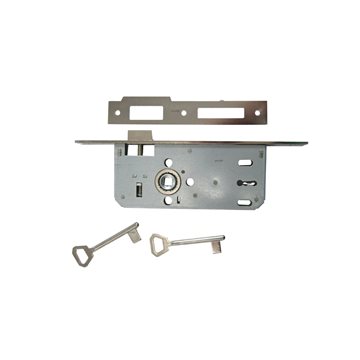 قفل در توکار کلیدی 6/5 بلبرینگی رزت خور نولان