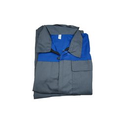 تصویر مرتبط با محصول دست کامل لباس کار مدل ایران خودرویی ( ایران خودرو ) آبی - طوسی سایز XXL