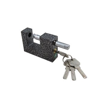 قفل کتابی 90 چکشی فولادی ساچمه ای  4 کلید کامپیوتری آهنی ضد ضربه کلون