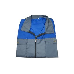 تصویر مرتبط با محصول دست کامل لباس کار مدل ایران خودرویی ( ایران خودرو ) آبی - طوسی سایز L