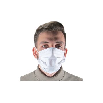 ماسک تنفسی سه لایه ملتبلون دار سفید