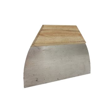 لیسه ساختمانی فنر فولادی 18 سانتیمتری دسته چوبی نیکو