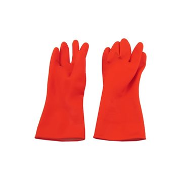 دستکش لاستیکی ایمن کار ( قرمز )  گیلان سایز لارج L