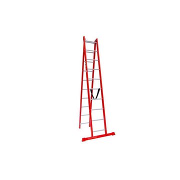 نردبان مخابراتی 5 متری دو تکه 18 پله مدل تک صنعت آلوم پارس