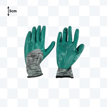 دستکش نخی کف نیتریل (3/4تمام انگشت) گیلان سایز L