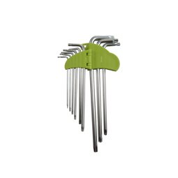 تصویر مرتبط با محصول آچار آلن خشابی 9 عددی سفید ستاره ای بلند پی ژن