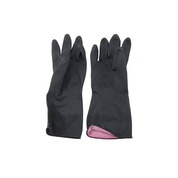 دستکش لاستیکی ( بنایی ) صنعتی دو لایه با پوشش پنبه طبیعی گیلان سایز L