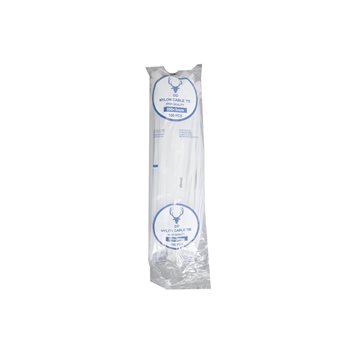 بست کمربندی پلاستیکی سفید طول 35 سانتی متر OD