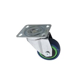 تصویر مرتبط با محصول چرخ لوکس پایه استیل رنگی قطر 50 میلی متر کفی گردان بدون ترمز ابتکار نوین مدل لوتوس