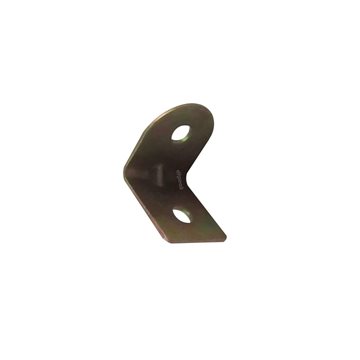 گونیا کابینت کوچک ( MDF ) گالوانیزه دو سوراخ ( دو پیچ ) طلایی
